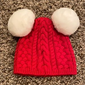 Baby Gap Pom Pom Cable Knit Hat - 6-12 months